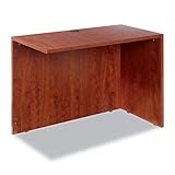 Alera VA354224MC Valencia Series Reversible Return/Bridge Shell, 42w x 23-5/8d, Medium Cherry