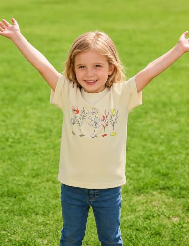 Image of Toddler Girls T-Shirt Short Sleeve Cartoon Graphic Tee 2-6T