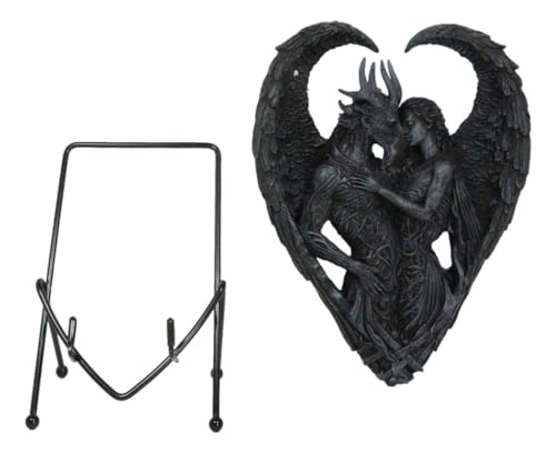Escultura decorativa Demonio y Lilith 9 pulgadas miniatura 6