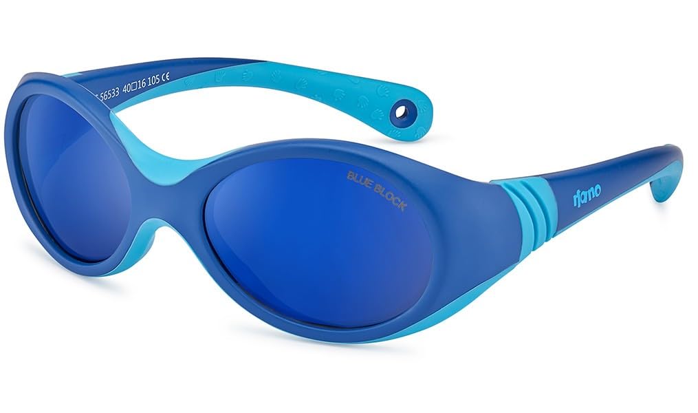 NANO NANITO Gafas, Azul Mate/Turquesa, 42/17 Unisex niños