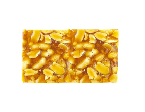 Image of Season's Edition 200 gm Groundnut Chikki Bar | Made with Jaggery & Peanut | Rich in Fiber and Protein | No Added Sugar, Delicious Energy Bar | Healthy Indian Snack Sweet Kadalai Mittai, Peanut Gajak for Kids, Adults