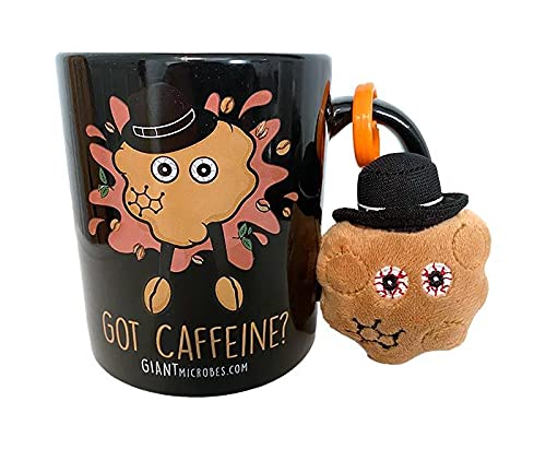 GIANT MICROBES Got Caffeine Mug with Mini Caffeine Plush