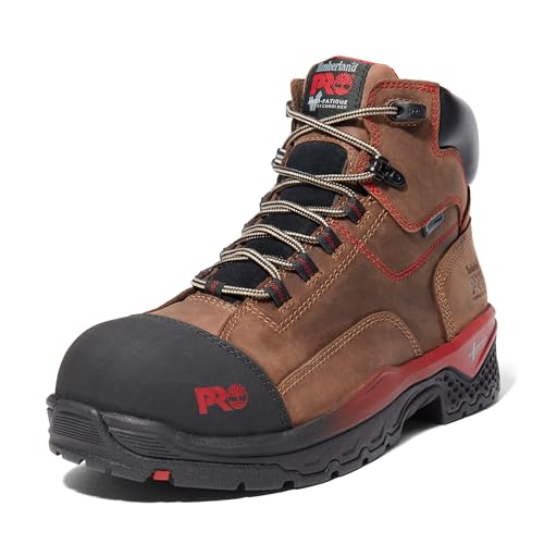 Image of Timberland PRO mens Bosshog 6 inch Composite Safety Toe Puncture Resistant Waterproof Industrial Work Boot