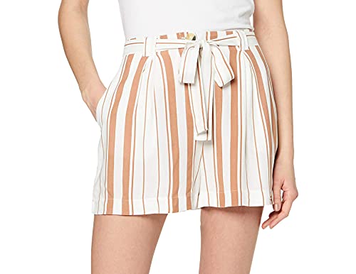 Superdry Women's Desert Shorts, Multicolour (Orange Stripe Kwa), XS (Size:8)