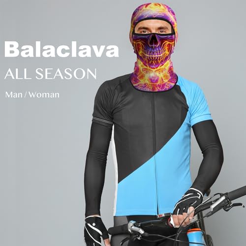 Image of Obacle Balaclava Face Mask Men Women for Sun Protection Motorcycle Fishing Raves