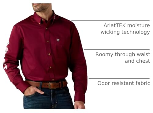 Image of ARIAT Team Logo Twill Classic Fit Shirt