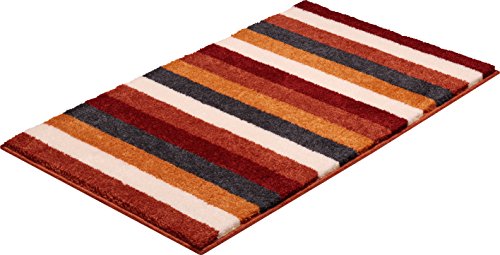 Grund bath rug, ultra soft and absorbent, anti slip, BARCELONA, 80x140 cm, chili