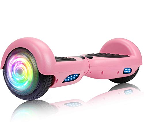 SISIGAD Hoverboard Self Balancing Scooter 6.5" Two-Wheel Self Balancing Hoverboard with LED Lights