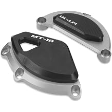 CNC Aluminum Engine Guard Stator Cover Protector Compatible with Yamaha MT-10 FZ-10 2016-2021 Titanium