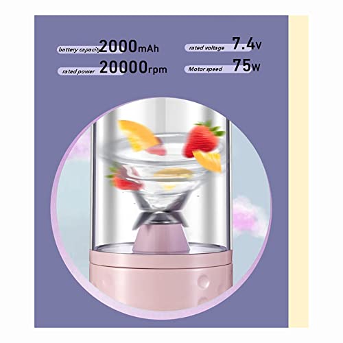 Blender portable bleu rechargeable via USB pour smoothies - 5
