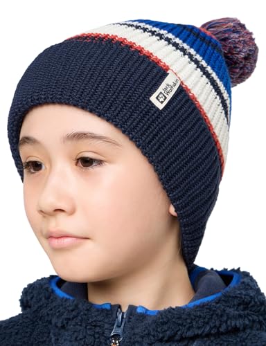 Jack Wolfskin Unisex Kinder Pompom Kids Beanie-Mütze, Night...