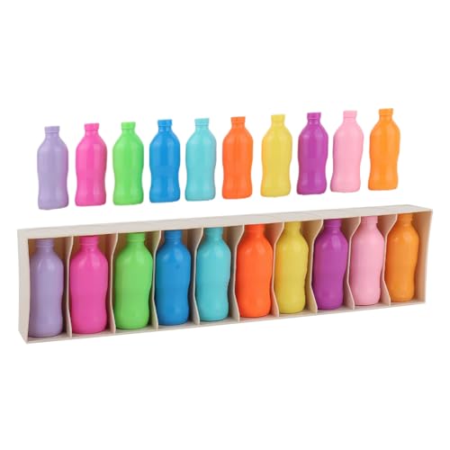 Generisch Farben Zuordnen Spiel - edukatives Flaschen Matching Toy | Lernaktivität für Kinder Jugendliche Erwachsene Zuhause Schule Feier Picknick Garten fördert kognitive Fähigkeiten Aufmerksamkeit