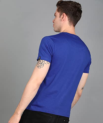 Image of Urbano Fashion Men's Graphic Printed Round Neck Half Sleeve Slim Fit Cotton T-Shirt
