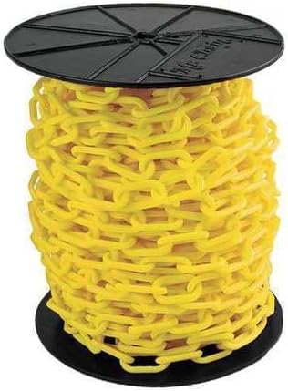 Mr. Chain 30102 Plastic Chain, 1-1/2in X 200 Ft, Yellow