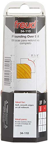 Freud 34-110: 1/4" Radius Rounding Over Bit (Quadra-Cut) #TOP3