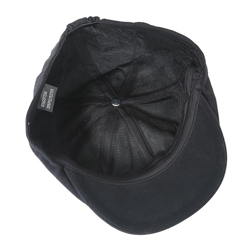 Image of FabSeasons Cotton Ivy Flat Golf Cap - Classic Newsboy Gatsby Hat for Men