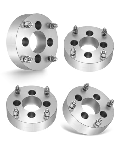 EVIL ENERGY 4x110 to 4x156 Wheel Adapters Compatible with EZGO EZ GO Golf Cart Club Car ATV 2 Inch Lug Centric 4 pcs Wheel Spacers with 74.1 Hub Bore M12x1.5 Stud Not Hubcentric Silver