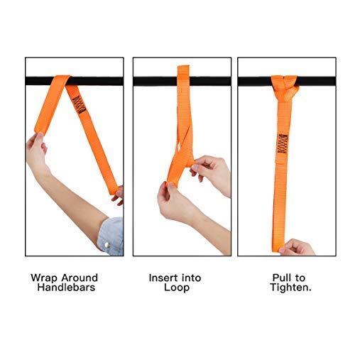 Snapklik.com : XSTRAP STANDARD Soft Loop Tie-Down Straps 8PK 1-1/16 X ...