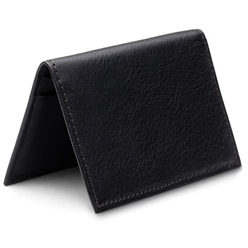 Bosca | Men’s Calling Card Case Wallet in Nappa Vitello Italian Leather2