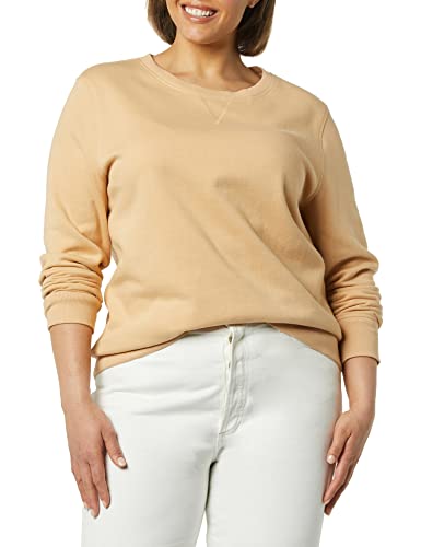 Image of Amazon Essentials Women's Fleece Crewneck Long Sleeve Pullover Sweatshirt (Available in Plus Size)