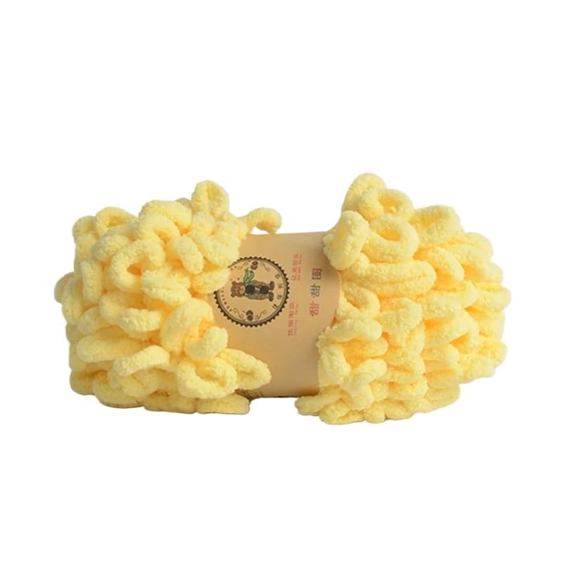 Les doigts tissent des fils, Lot de 3 pelotes de laine multicolores for tricot et crochet(White)