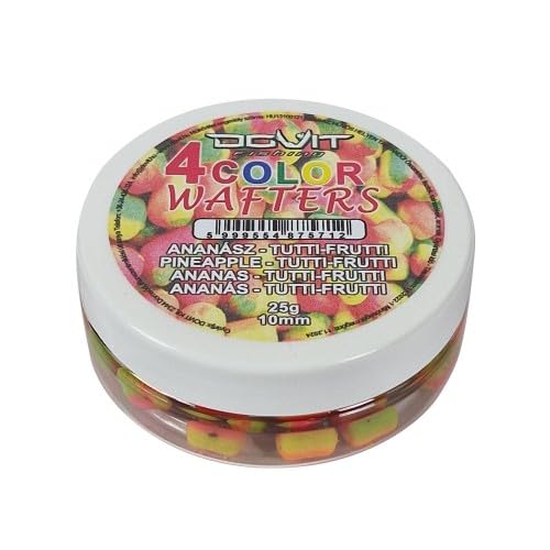 4 Color Waves 10 mm Questa esca deve attirare chiaramente l'attenzione del pesce, perciò abbiamo combinato i quattro colori più accattivanti in un unico prodotto.
