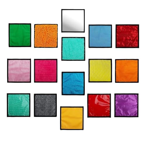 Développement de la motricité fine avec le lot de 16 tapis sensoriels de 22 cm
