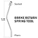 Powerbuilt Drum Brake Return Spring Tool, Installing and Removing Brake Springs - 648411