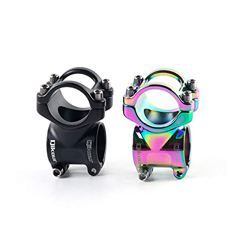 7 Degree Bike Stem Short Bicycle Stem 35Mm Handlebar Riser Extender For Road Bike, Mountain Bike, Mtb, Bmx, Cycling (Black, Handlebar Diameter 31.8Mm/1.25") #TOP5