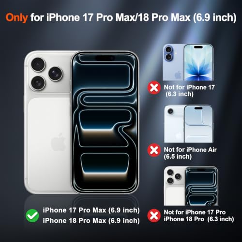 SUPFINE Magnetic for iPhone 18 Pro Max Case/iPhone 17 Pro Max Case Brown - image 2