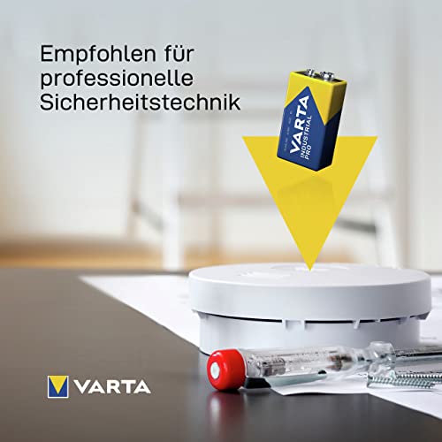 Varta 9V Blockbatterien Set, 20 Stück, Industriequalität