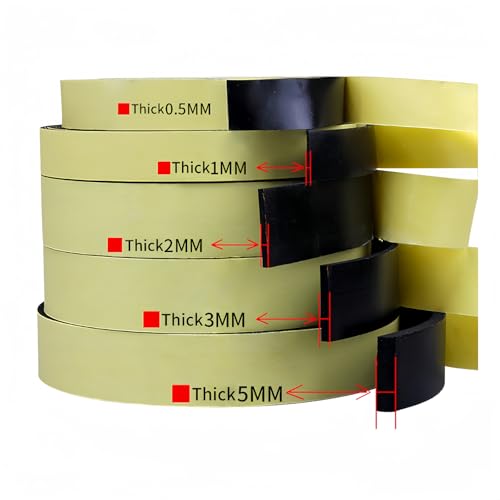 Image of Unifizz 20mm x 1mm x 10m Foam Tape Sponge Single Sided Tape Adhesive Foam Tape Weather Strip Sticker Foam Glue Strip Sealing,1PC