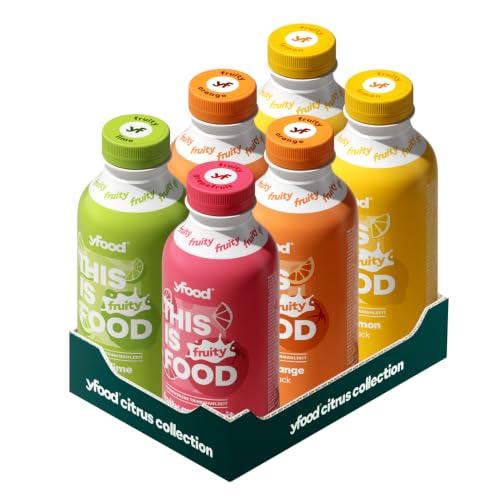 yfood Fruity Trinkmahlzeit - für unterwegs & stressige Tage - vollwertig & ready-to-drink (6 x 500ml)