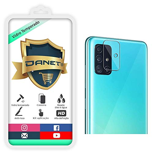Película De Vidro Temperado Para Câmera Samsung Galaxy A71 Com Tela de 6.7 Polegadas Proteção Da Len