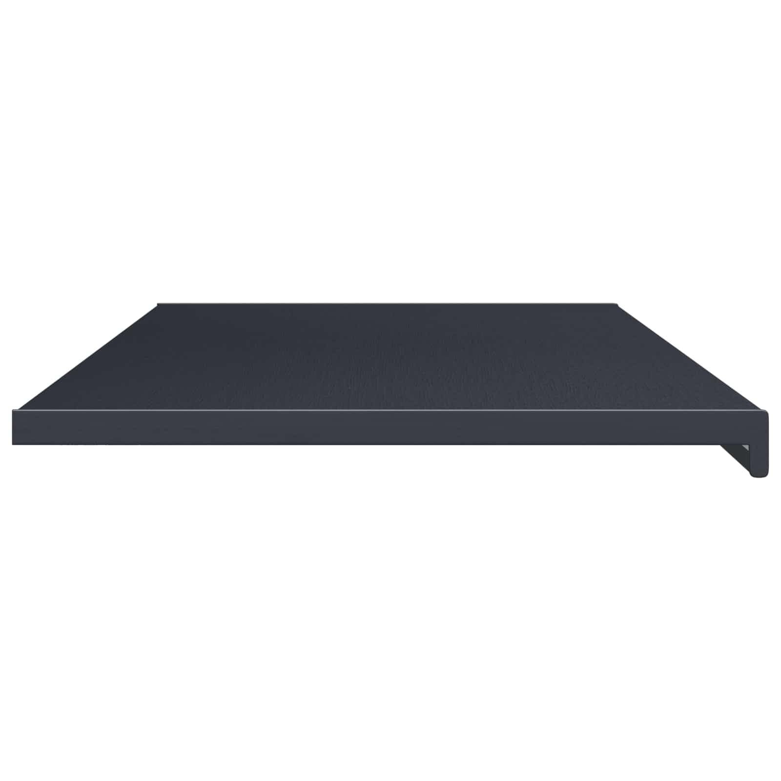 Aluminiowy wspornik okienny PVC Antracytowe ziarno drewna | Wodoodporna gładka powierzchnia, łatwy montaż za pomocą kleju, pielęgnacja ciepłej wody, do użytku wewnątrz na zewnątrz