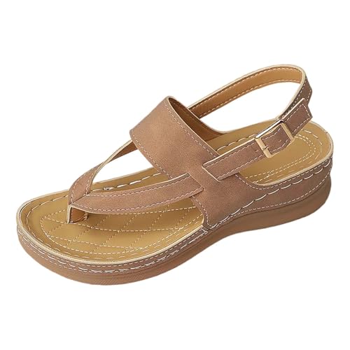 Tongs bout ouvert femme avec bride réglable et semelle confort pour marche