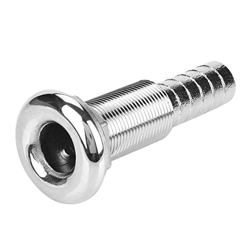 Passe coque inox 3/4" raccord fileté et cannelé Aramox couleur argent