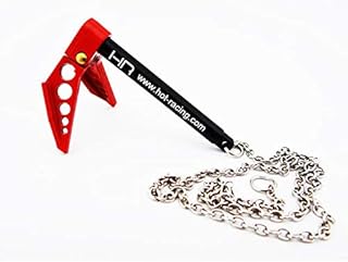 Hot Racing ACC838F02 1/10 Scale Portable Fold Up Winch Anchor Red/Black