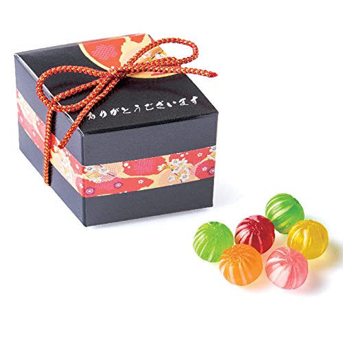 プチギフト お菓子【10個セット】退職 異動 お礼お返し 個包装 ありがとう ばらまき用 人気 和風 出産 結婚式 職場 挨拶(CS1258 てまり箱