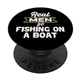Photo Gallery funny fishing real men go fishing on a boat fisher popsockets popgrip intercambiabile Photo Gallery funny fishing real men go fishing on a boat fisher popsockets popgrip intercambiabile