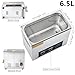 Kaimashi Ultrasonic Cleaner 6.5L with Digital Timer and Heater, Stainless Steel Ultrasonic Cleaning Machine for Carburetor Parts Cleaning