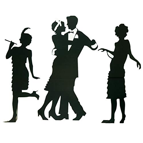 Anderson's Guys and Dolls Cardboard Cutout Silhouettes Kit, Set of 3