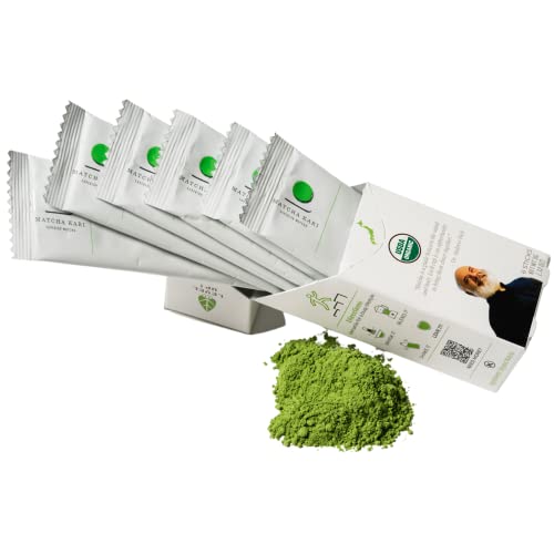 Matcha Kari Culinary + Matcha Sticks Bundle - 30G Culinary Grade Matcha Pouch And 6 Pack Matcha Sticks, Usda Organic Matcha #TOP2