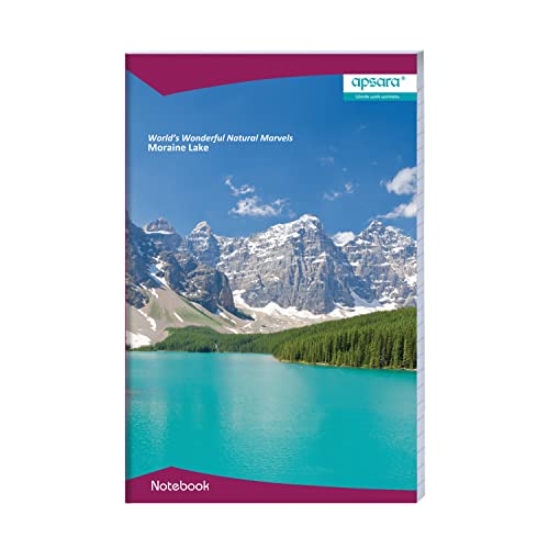 Image of Apsara Mahabar(Foolscap) Longbook | 33 CM x 21 CM Approx - Pages 320 | Single Line Notebook | GSM 56 |Use for School,College Student & Professionals | Covers May Differ | Pack of 04 Books