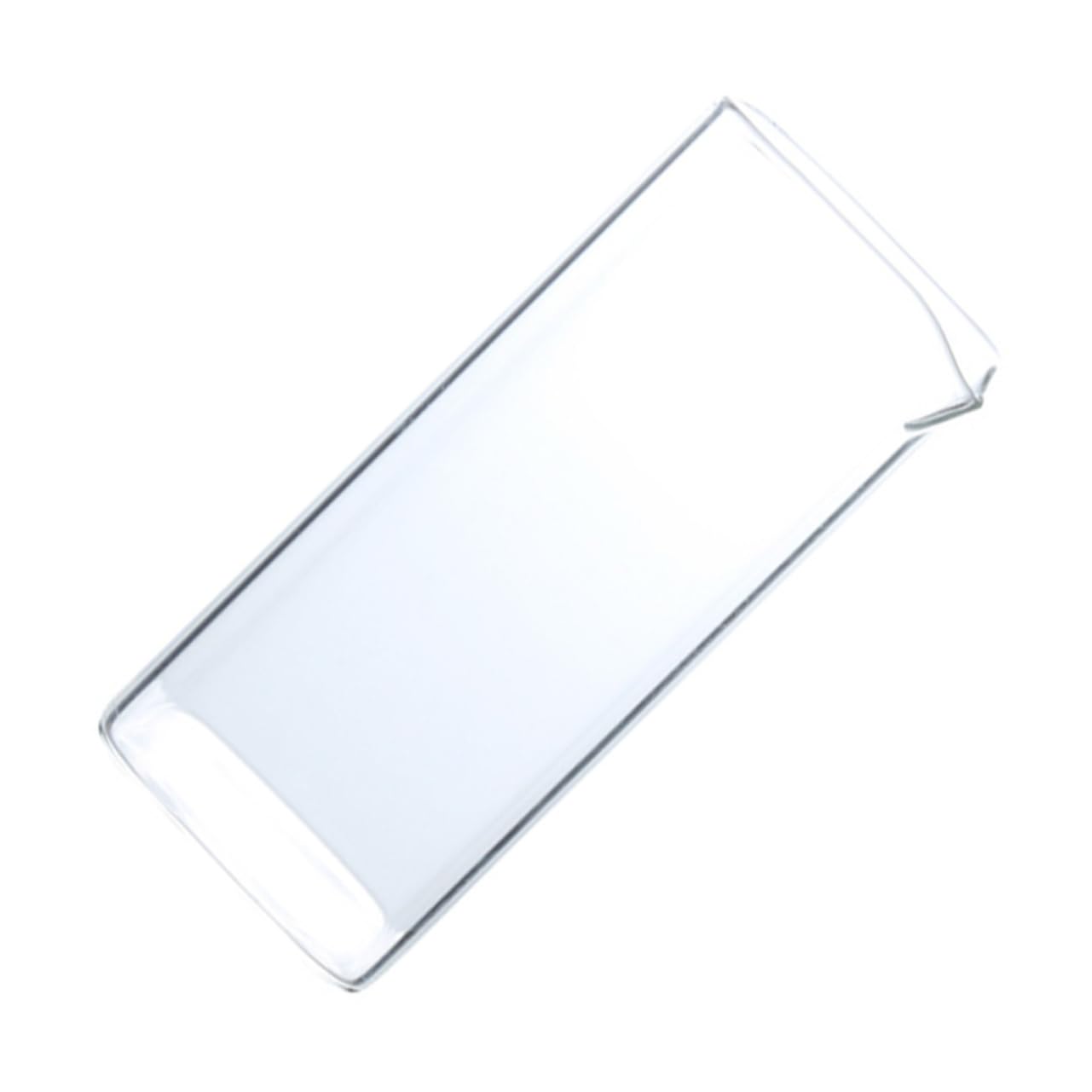 Taza de batido de vidrio resistente para zumos y café con leche