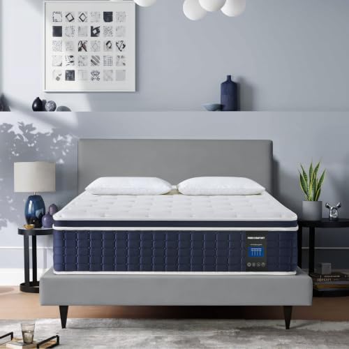 Coolvie Twin Mattress 14 Inch, Hybrid Twin Bed Mattress for Heavy...