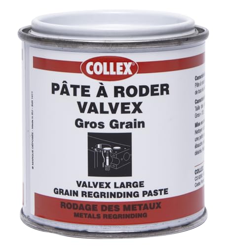GEB - GEB Pâte à roder VALVEX Rodage des métaux. Pour soupapes, robinets, vannes, clapets - Gros grain 120 - Pot 200g