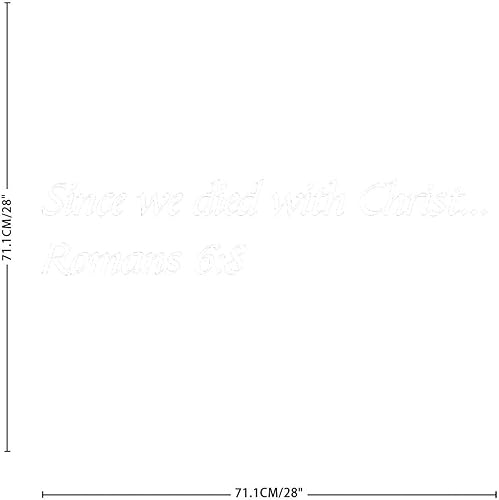 Miniatura 45 de Calcomanía para decoración de pared, diseño cristiano religioso con texto en inglés "Do Not Be Overcome by Evil, But Overcome Evil with Good",