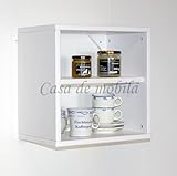 kleiderschrank fichte gewachst Holz: Fichte massiv CASA Massivholz Hängewürfel mit Einlegeboden Tom 39x39x26cm Fichte massiv weiß gewachst