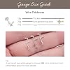 LUCKYJEWUS 925 Sterling Silver Nose Rings Studs Set for Women, Hypoallergenic Nose Piercing Jewelry, L Shaped CZ Diamond Nose Studs, 18G/20G/22G/24G (White Gold, 3pcs - 18G - (2mm 2.5mm 3mm)) #5